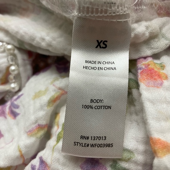 Wildfox couture Delphine Floral Tiered Midi Sundress XS Cottagecore Summer Dress - Picture 14 of 15